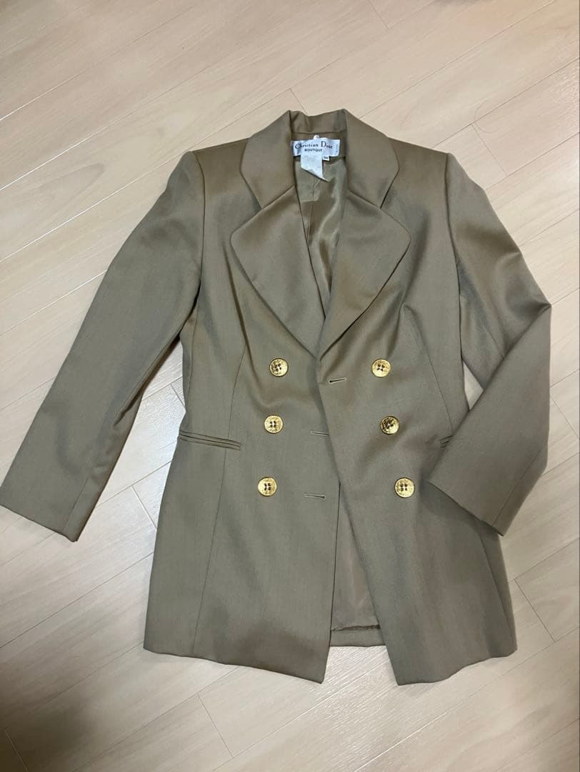 Christian Dior テーラードジャケット 38 ベージュ　美品