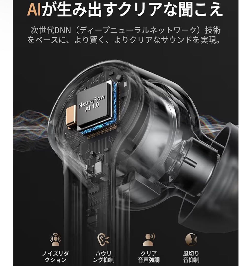 CEARVOL Diamond X1 ワイヤレスイヤホン ホワイト