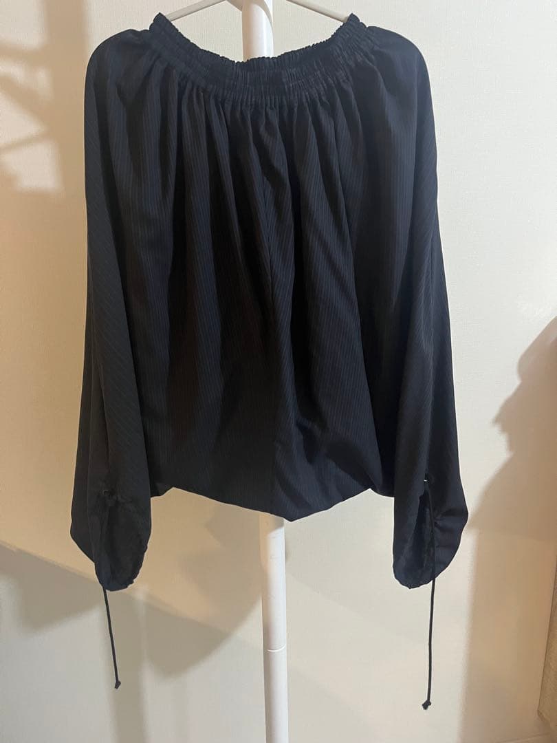 JUNYA WATANABE CDGストライプ バルーン 七分丈パンツ（XS）