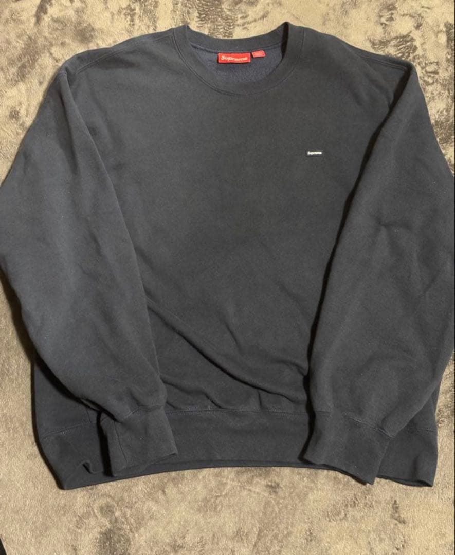トップス 25FW Supreme Small Box Crewneck NAVY XL
