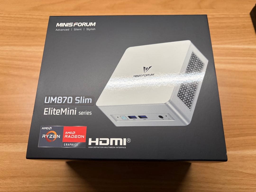 MINISFORUM UM870 Slim 32GBメモリ/ Win11 Pro