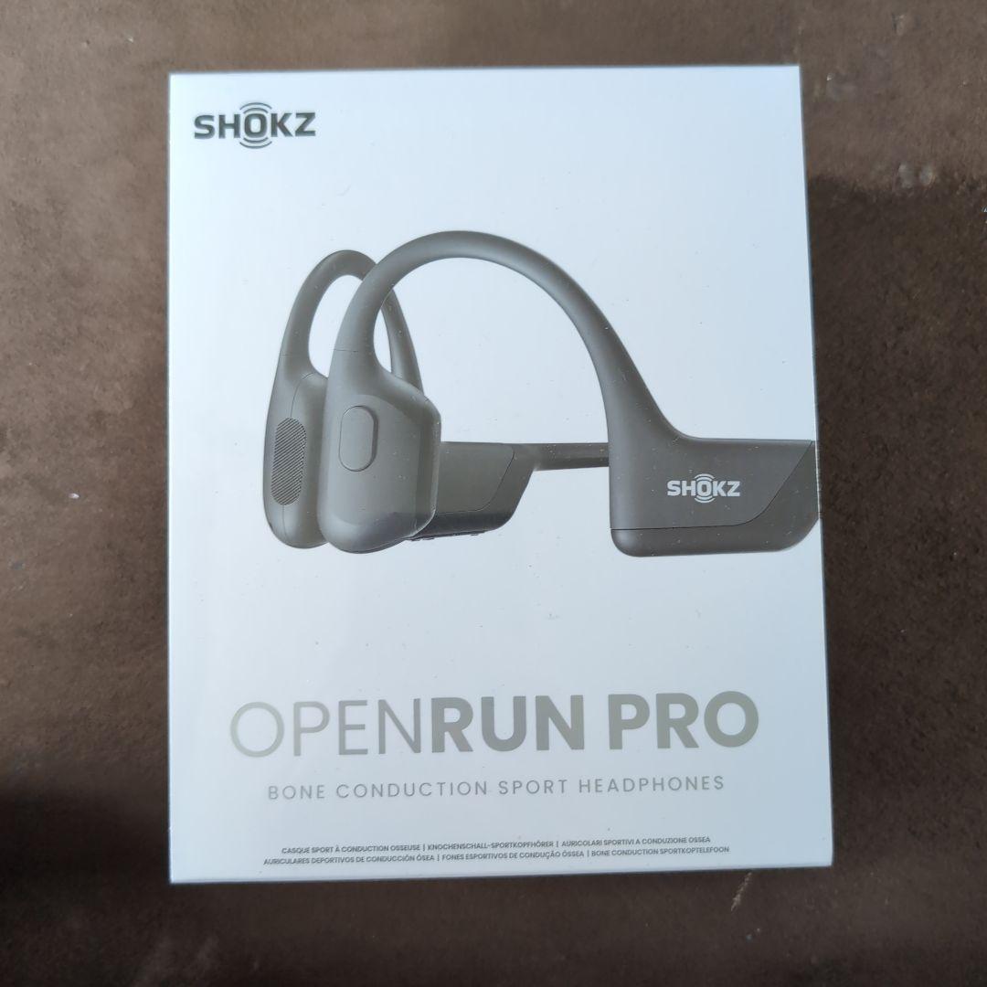SHOKZ OPENRUN PRO 骨伝導イヤホン ブラック