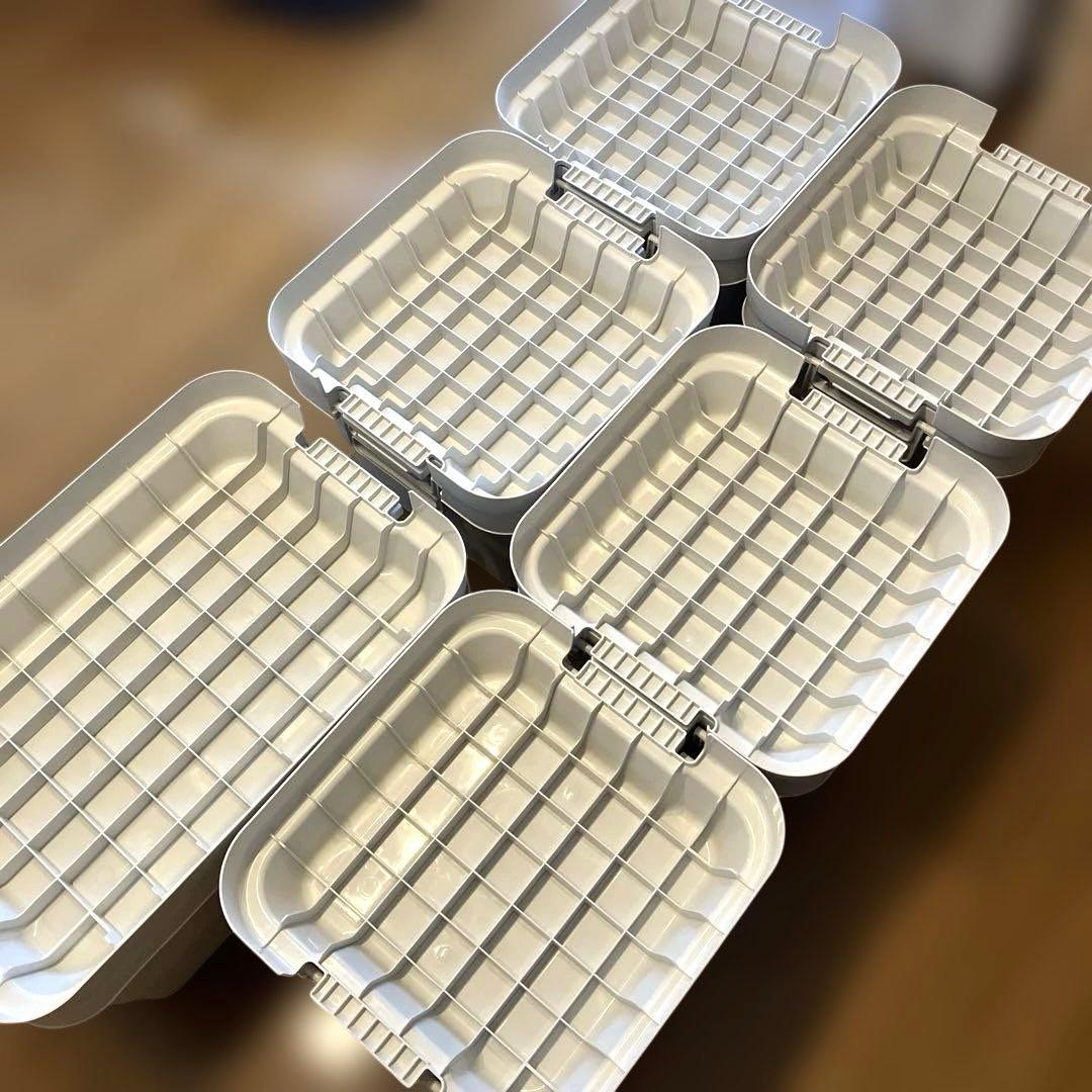 無印良品 頑丈収納ボックス 大1個➕小5個セット