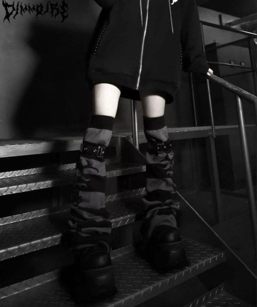 DimMoire BIGロゴ ニーハイウォーマー 未使用タグ付き