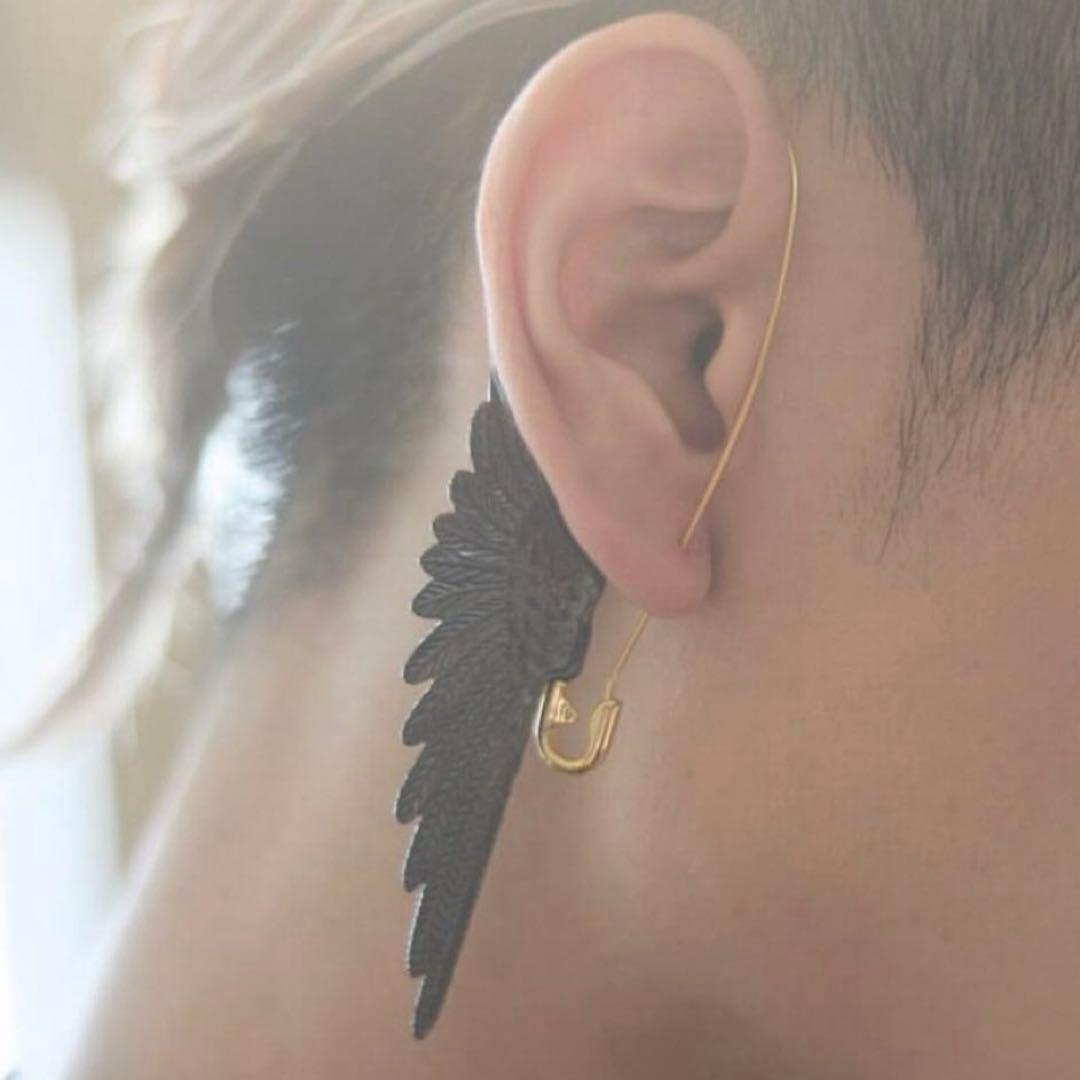 最終値下げ ha | za | ma ハザマ はざま 安全ピン 片ピアス