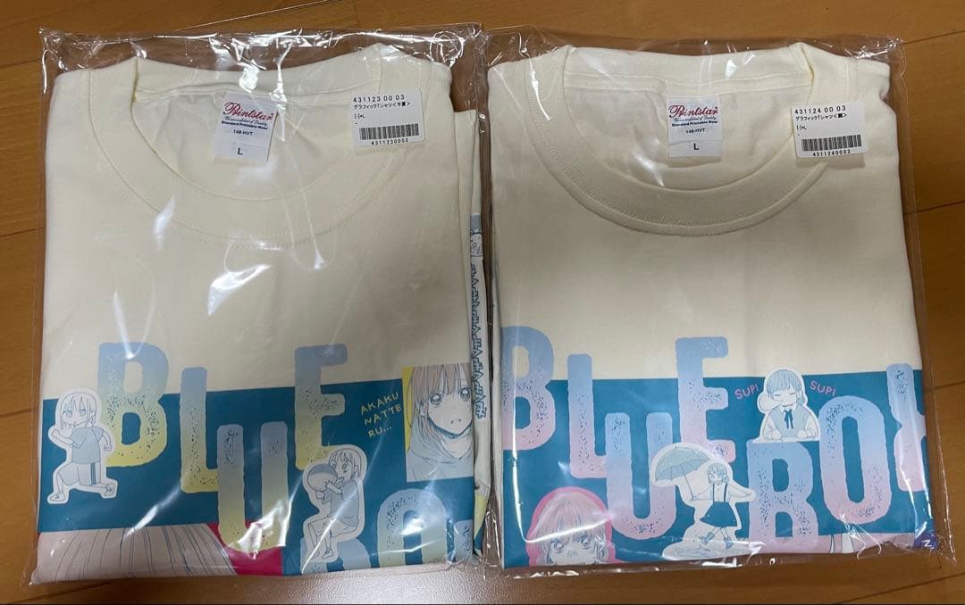 未開封アオのハコジャンプ応募者全員サービスグラフィックTシャツ　千夏　雛2種L寸