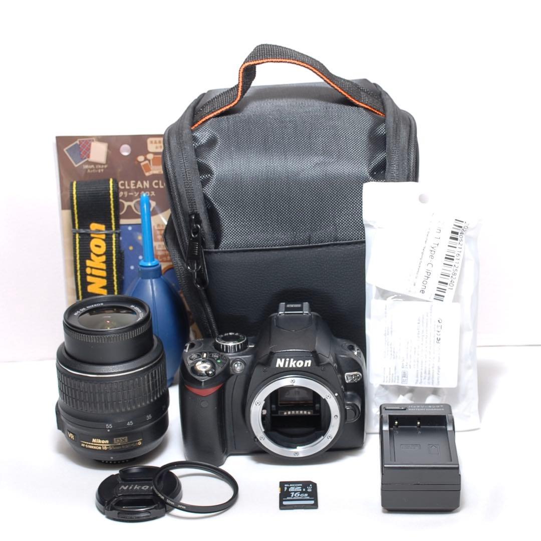 一眼レフデビュー ✨Nikon D60✨ シングルレンズ✨ 簡単操作✨おまけ多数