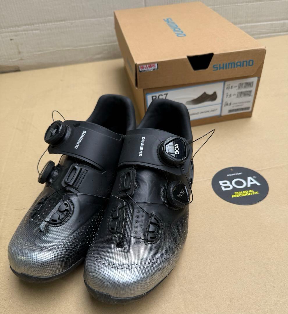 【土日限定価格設定中】SHIMANO RC7 ロードバイク用シューズ 40.5