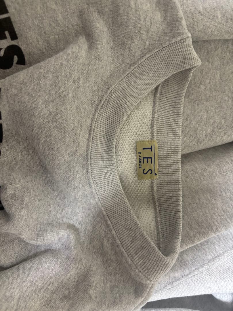 TES /4BUHI/スウェット/トレーナー/グレー/XL