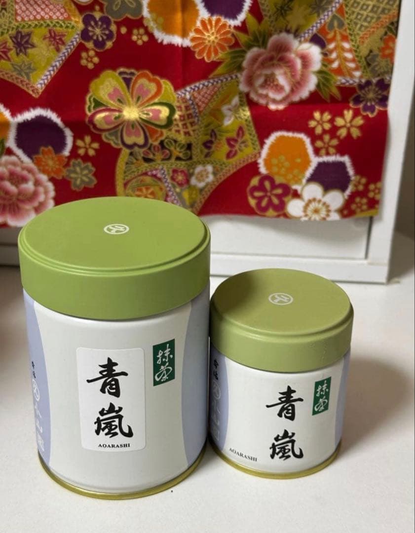 丸久小山園　青嵐　100g缶入り40g缶　【2缶セット】 京都宇治丸久小山園