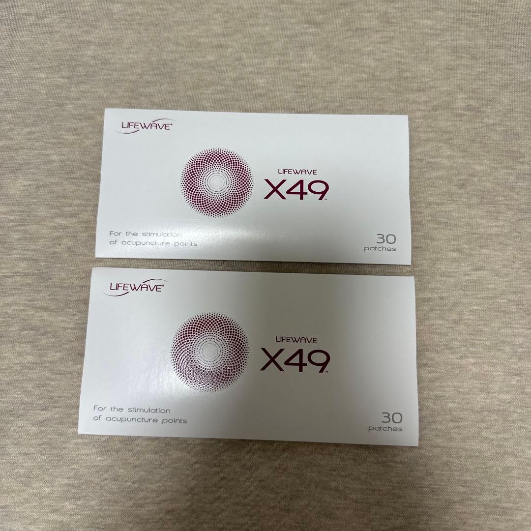 【新品未使用 】未開封 LIFE WAVE X49 パッチ 30枚入り　2箱
