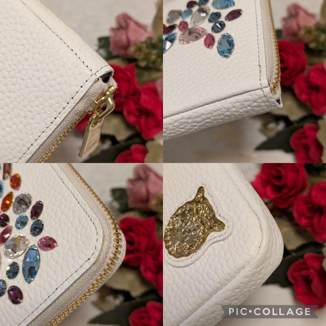 【新品】ADMJ　❤️牛革 カラーグラデーション Lジップウォレット❤️