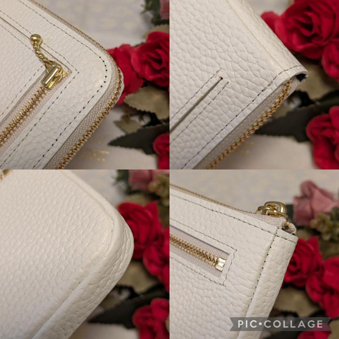 【新品】ADMJ　❤️牛革 カラーグラデーション Lジップウォレット❤️