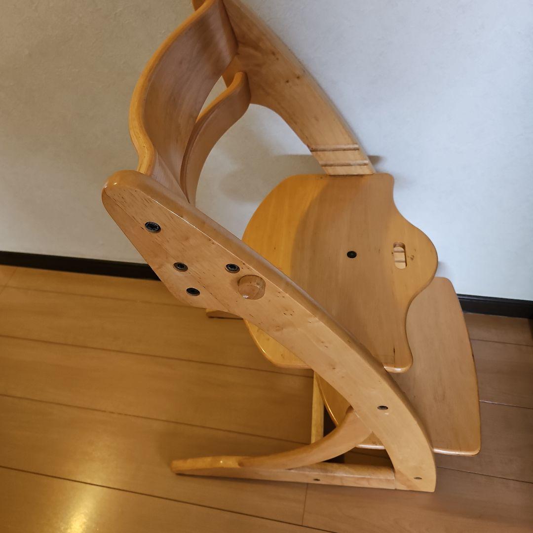 すくすくチェアスリム　テーブル&ガード付　大和屋　　ベビーチェア