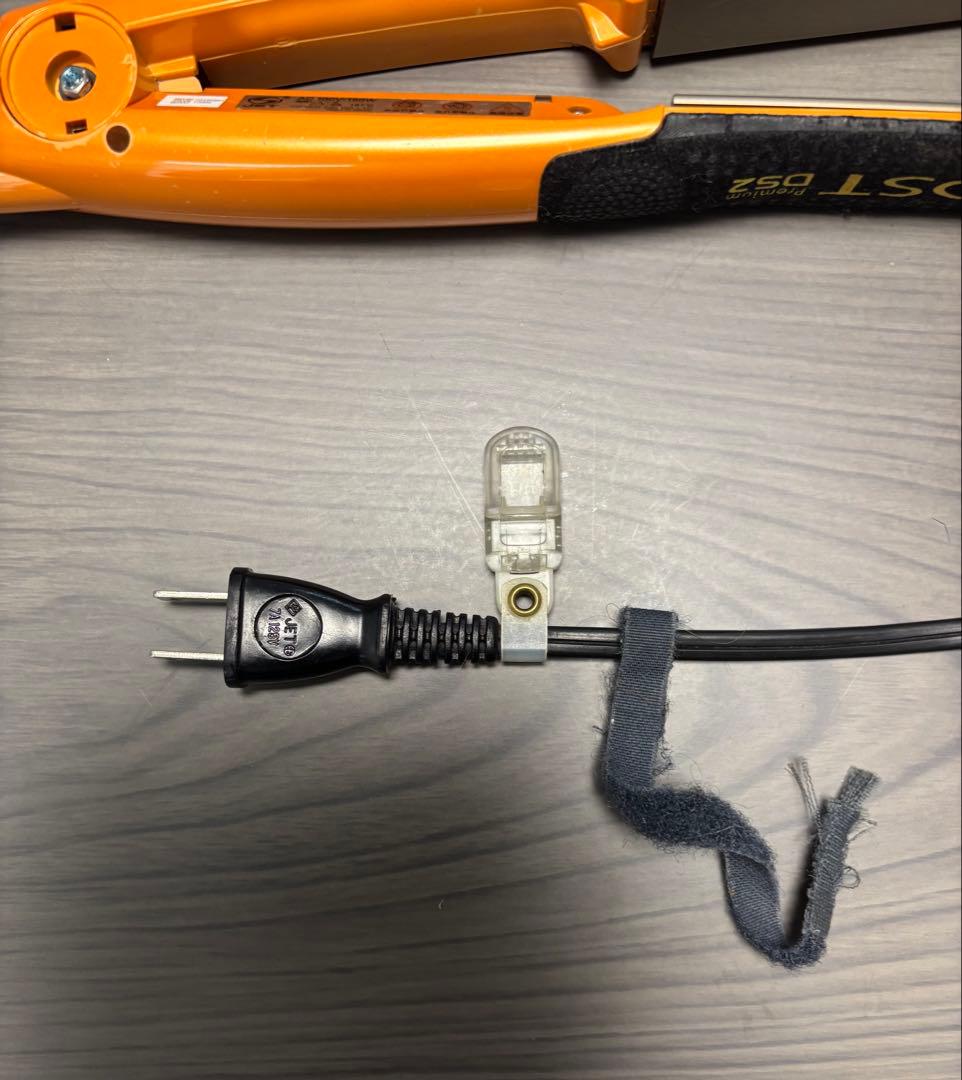 【ジャンク品】ADST D52 ストレートヘアアイロン オレンジ