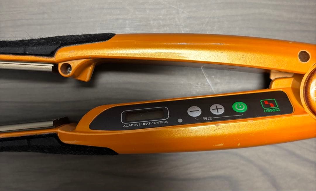 【ジャンク品】ADST D52 ストレートヘアアイロン オレンジ