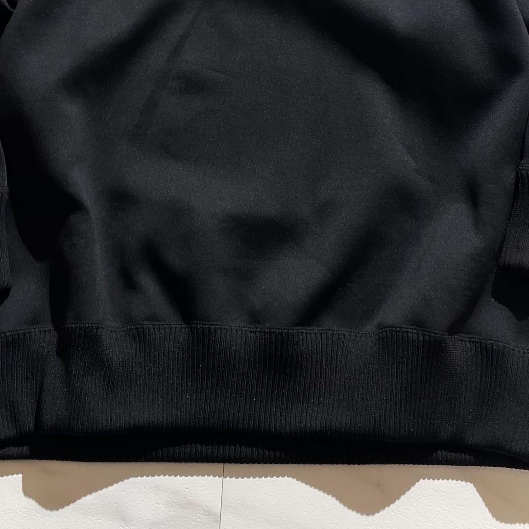 【美品】kolor クレイジーパターン ダンボールスウェット Lサイズ 黒