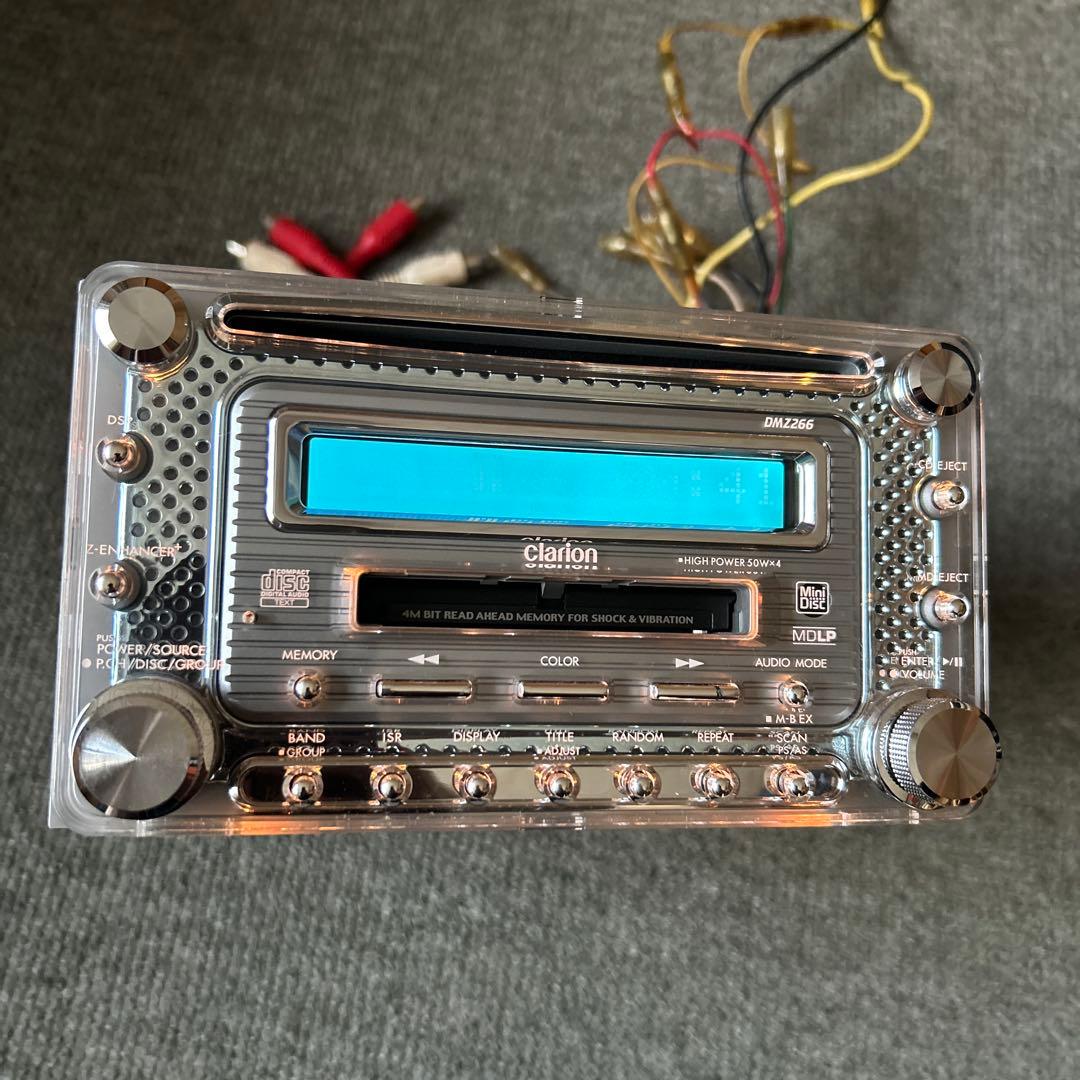 クラリオン 2DIN CD/MDセンターユニット DMZ266 カーオーディオ