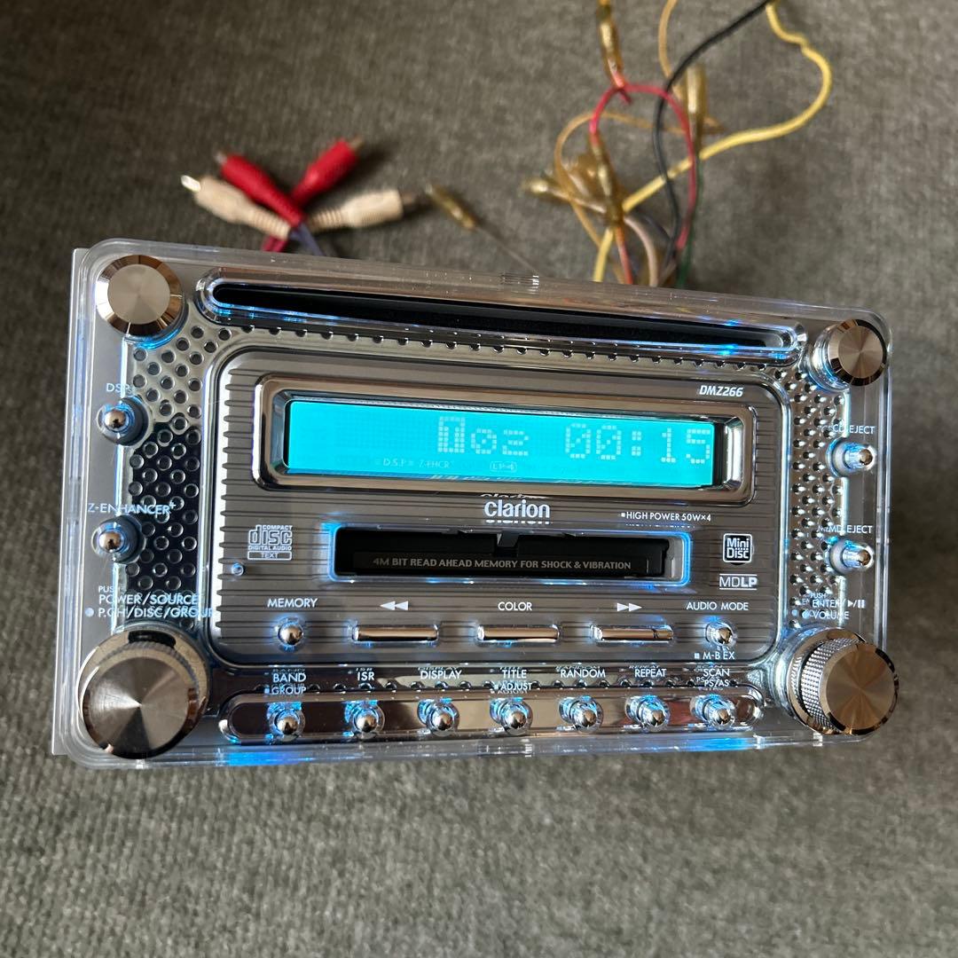 クラリオン 2DIN CD/MDセンターユニット DMZ266 カーオーディオ