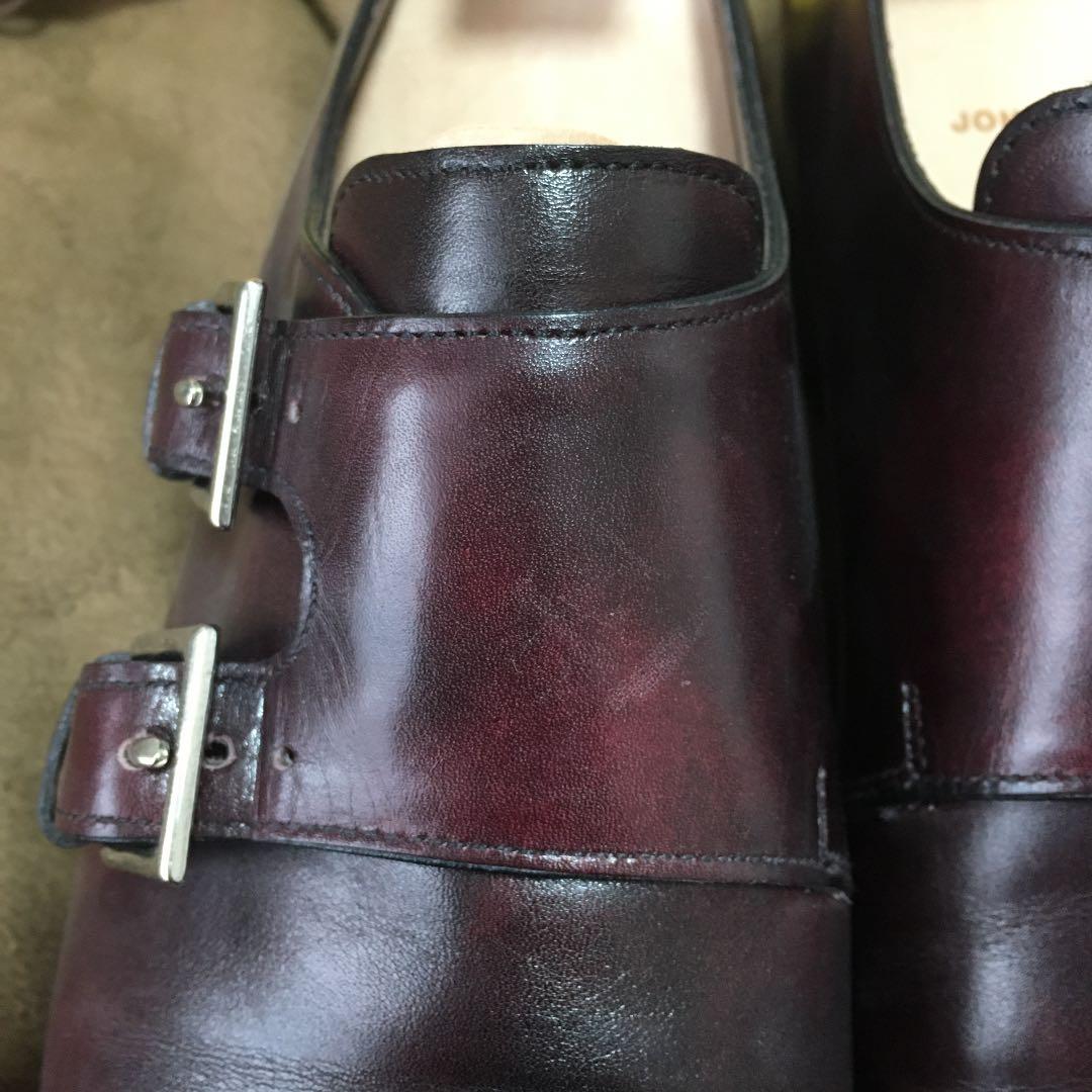 JOHN LOBB ダブルモンク革靴　8ハーフ