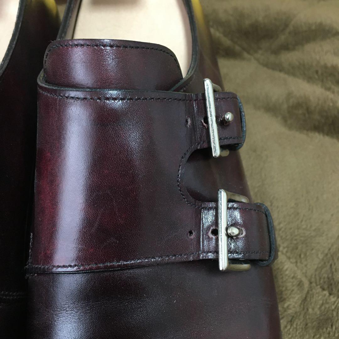 JOHN LOBB ダブルモンク革靴　8ハーフ