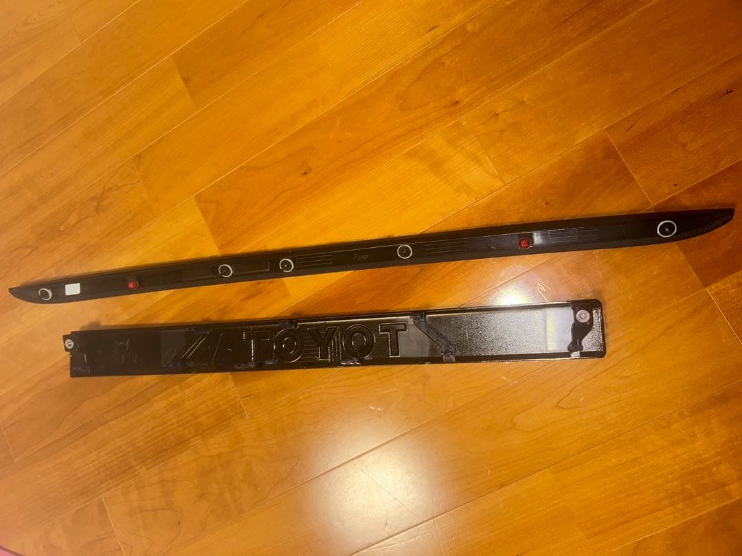 純正部品ランクル250ZX用ボンネットフードモール、バックドアガーニッシュ