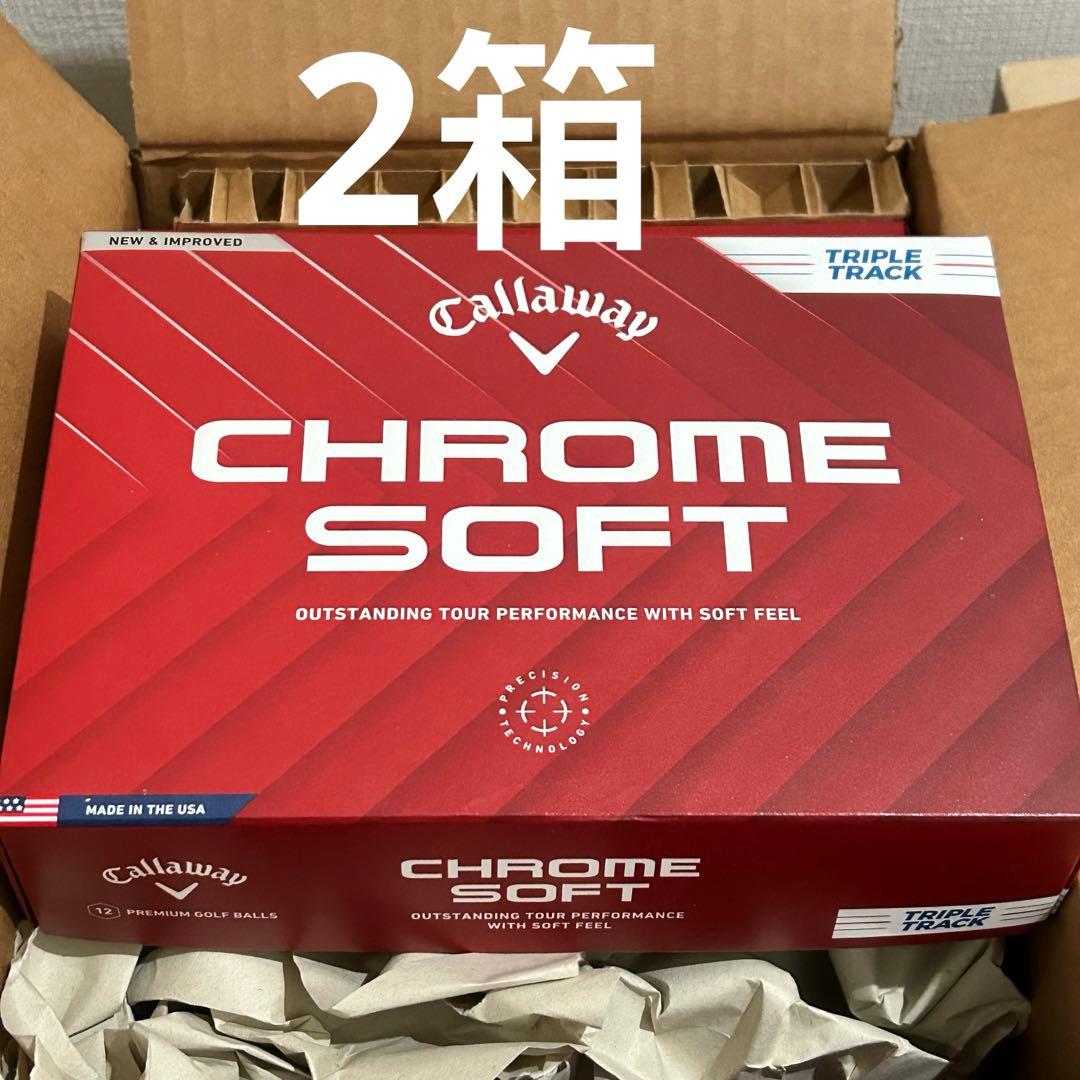 キャロウェイ(Callaway) ゴルフボール CHROME SOFT 24