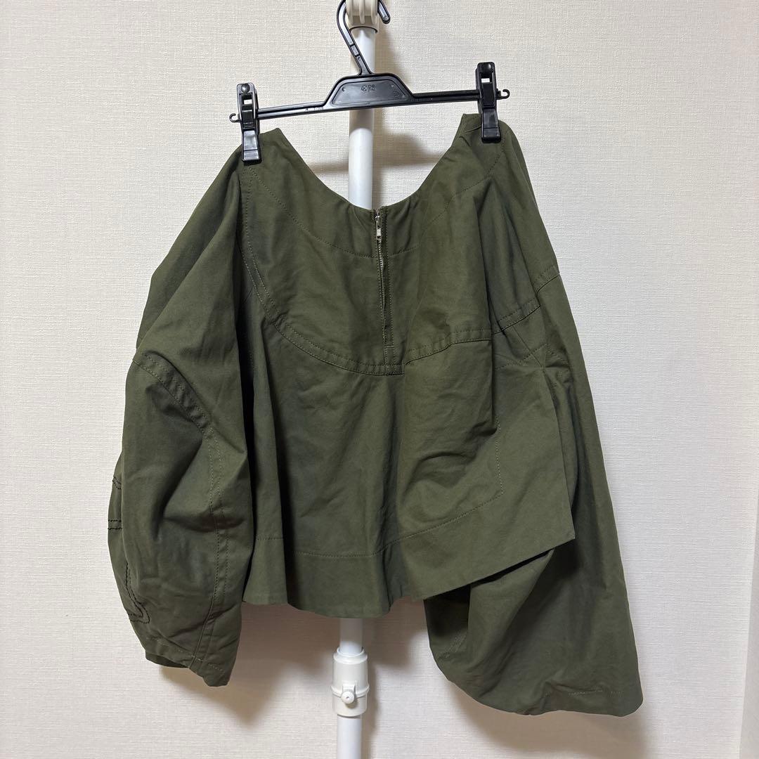 コムデギャルソン オリーブカーキ色 ワークパンツ or スカート