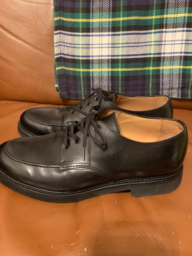 TOOLS AND CONSTRUCTION Uチップシューズ ブラック 41h