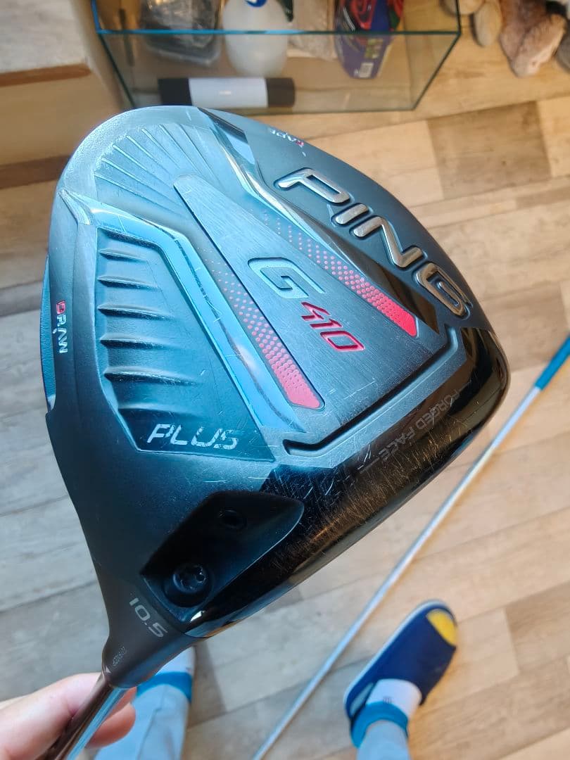 中古　ピン G410 PLUS ドライバー 10.5° S　別途シャフト付き