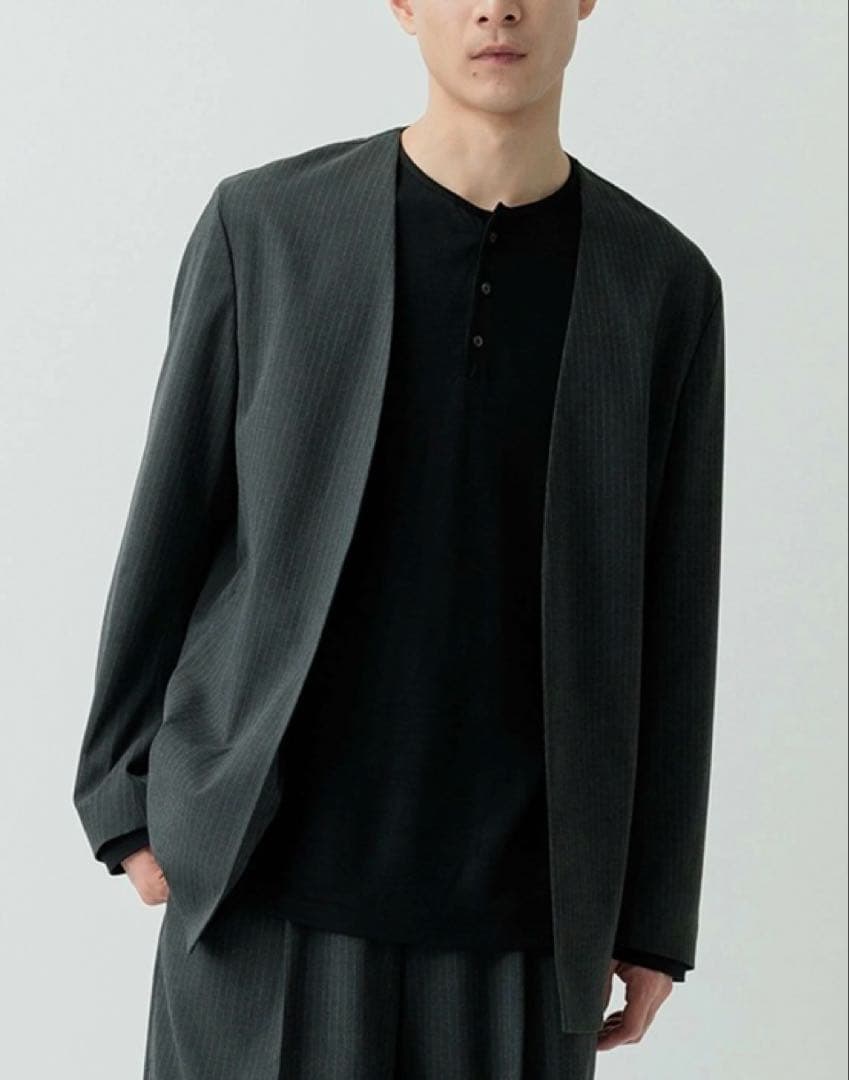 【最終価格】ノーカラー イージー ジャケット / シーズンレス