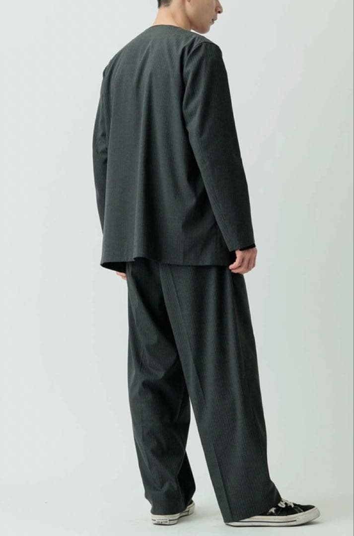 【最終価格】ノーカラー イージー ジャケット / シーズンレス