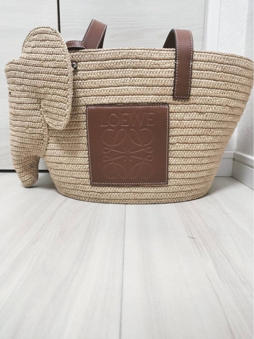 LOEWE エレファントモチーフ かごバッグ