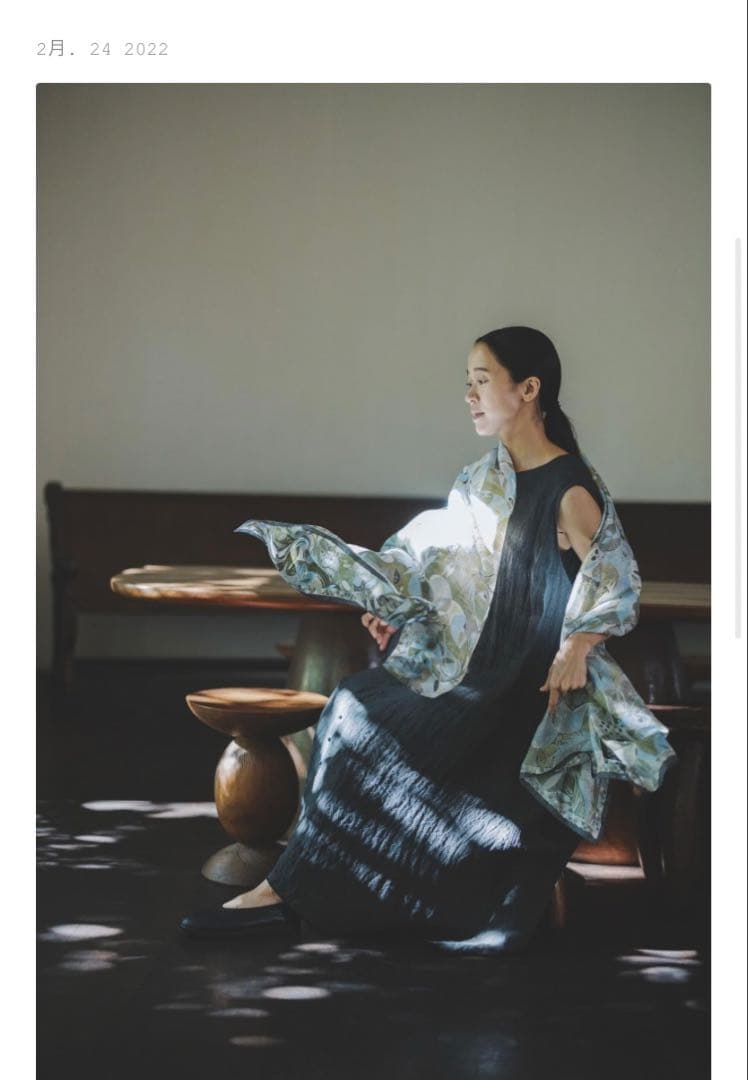 ババグーリ　無地なのに雰囲気たっぷりなワンピース　ジャンスカにも　ヨーガンレール