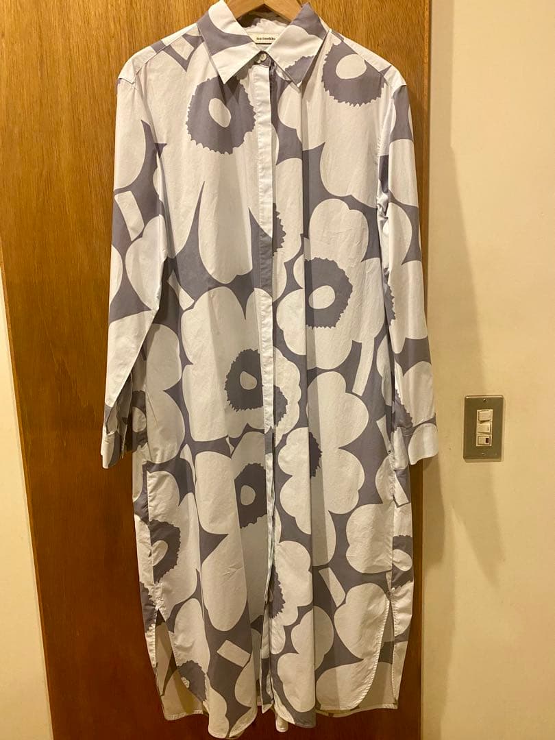 marimekko ウニッコ柄ロングワンピース