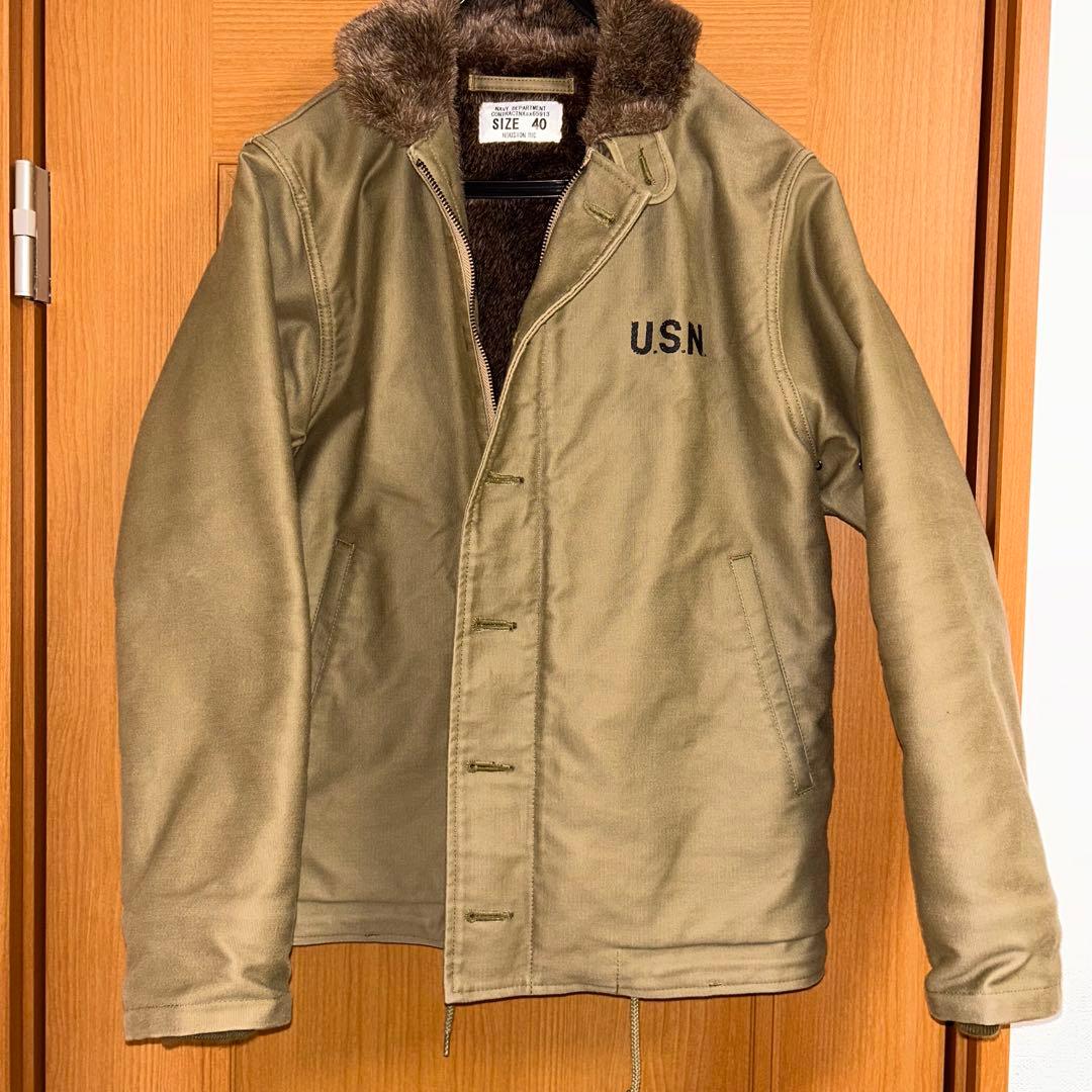 WAIPER N-1デッキジャケット USED加工 サイズ40［M〜Lサイズ］