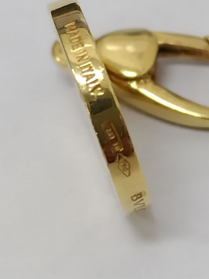 ま*ん様 BVLGARIブルガリブルガリ 750刻印 K18 チャーム　オニキス