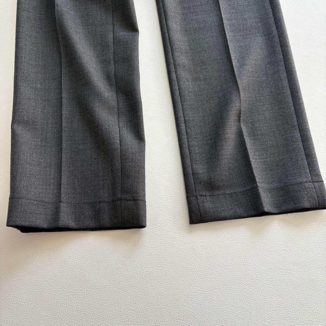 ベルウィッチ BERTOベルト テクノウールバックシャーリングテーパードパンツ