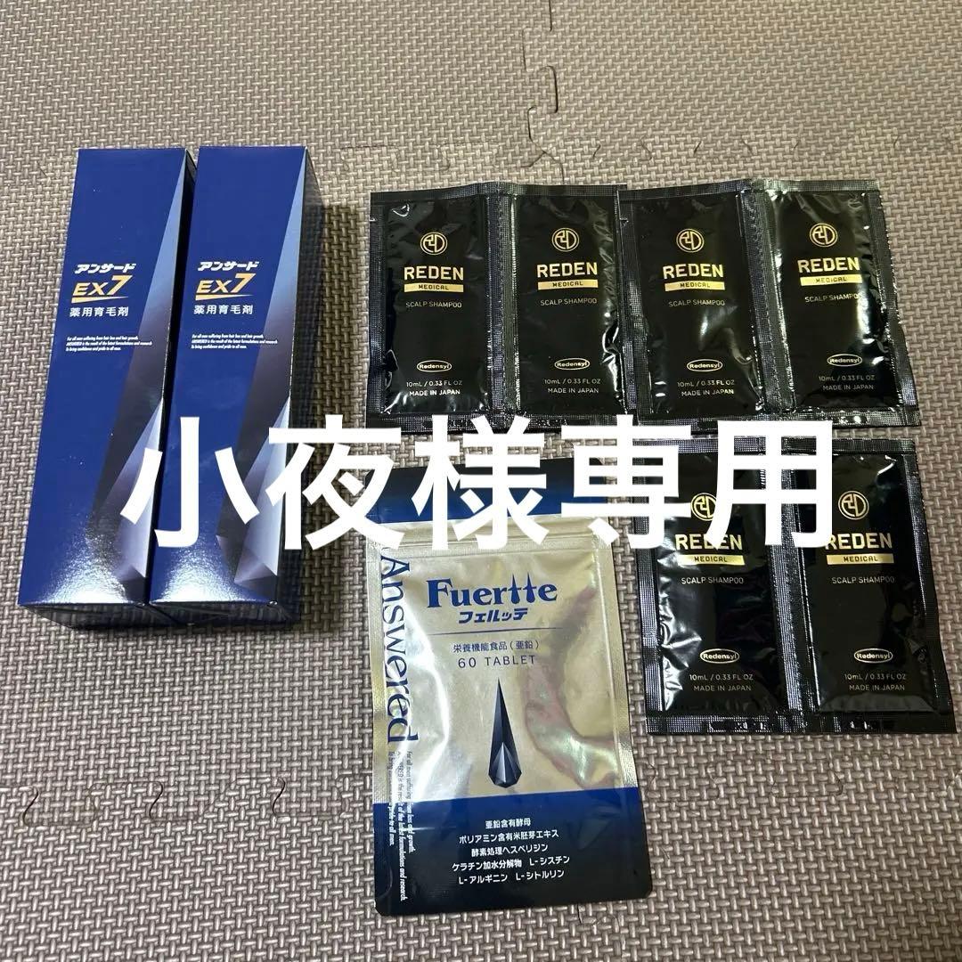 REDEN EX7 ヘアケアセット アンサードEX7薬用育毛剤