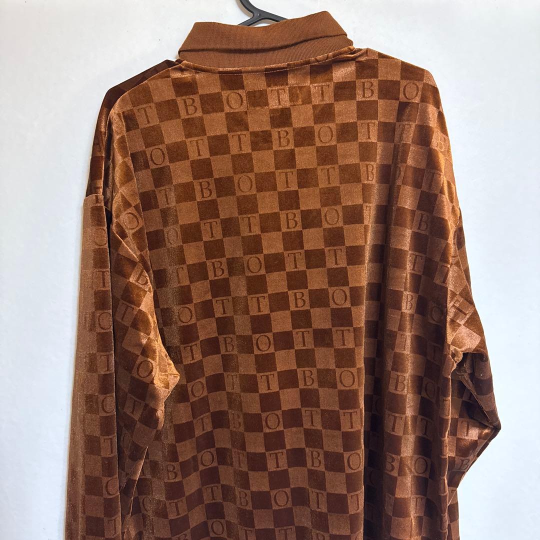 早い者勝ち 美品(新品未使用)BoTT ブラウン チェック柄 ポロシャツ XL
