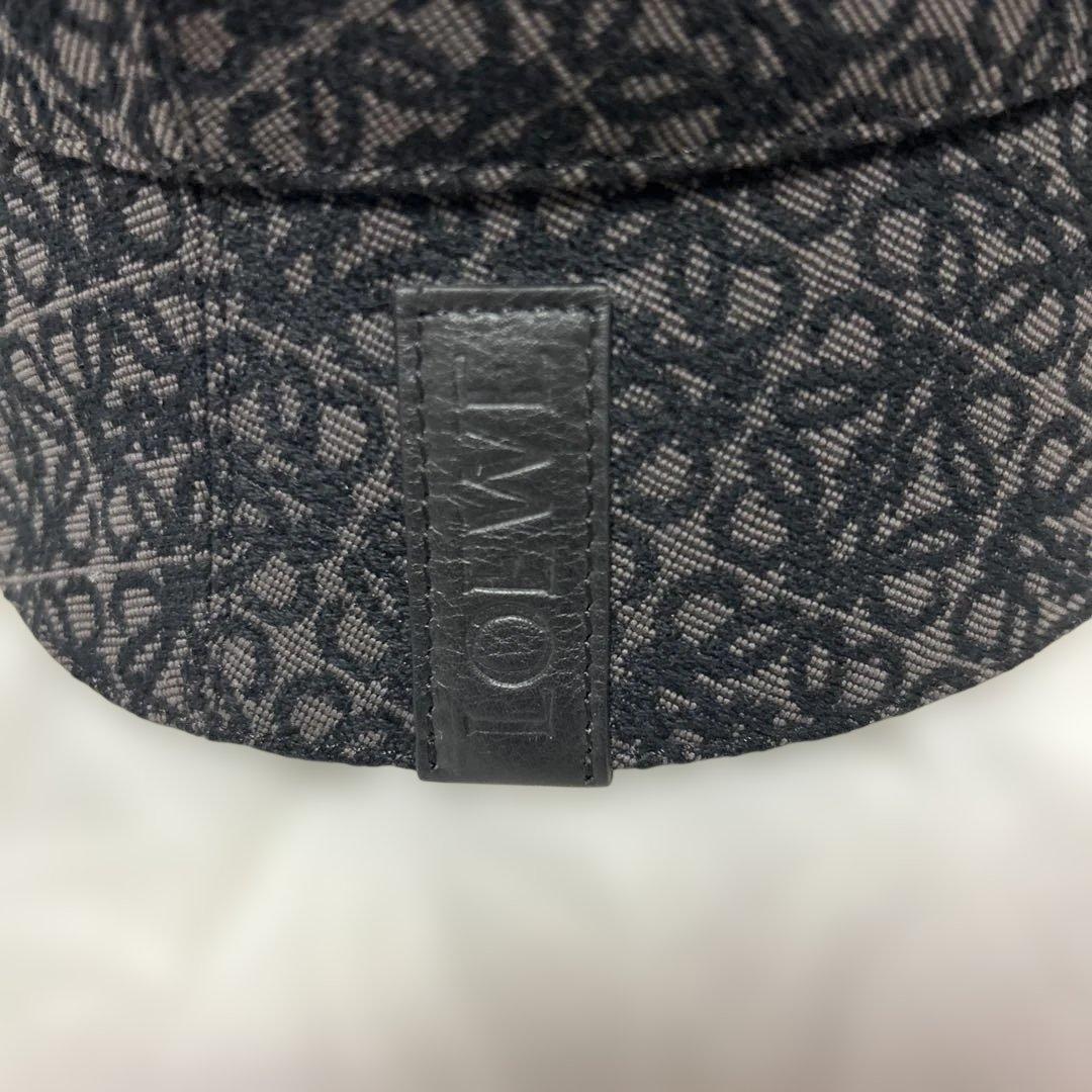 LOEWE ロエベ　リバーシブル　バケットハット アナグラム　黒系　サイズ60