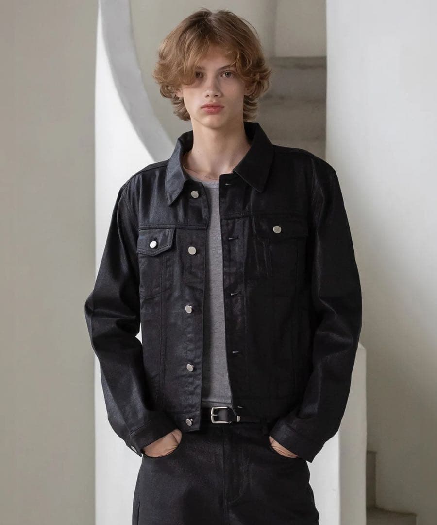 DECOROSOコーティングデニムジャケット