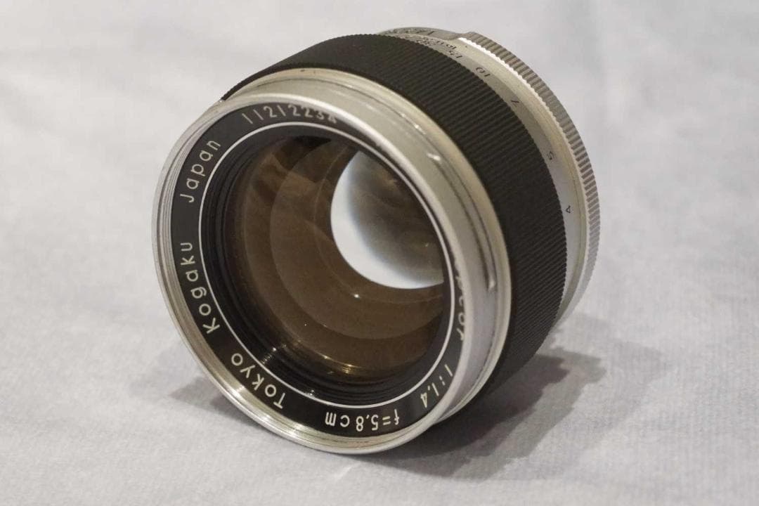 REオートトプコール58mm/1.4　純正フード・前後キャップつき　動作確認済