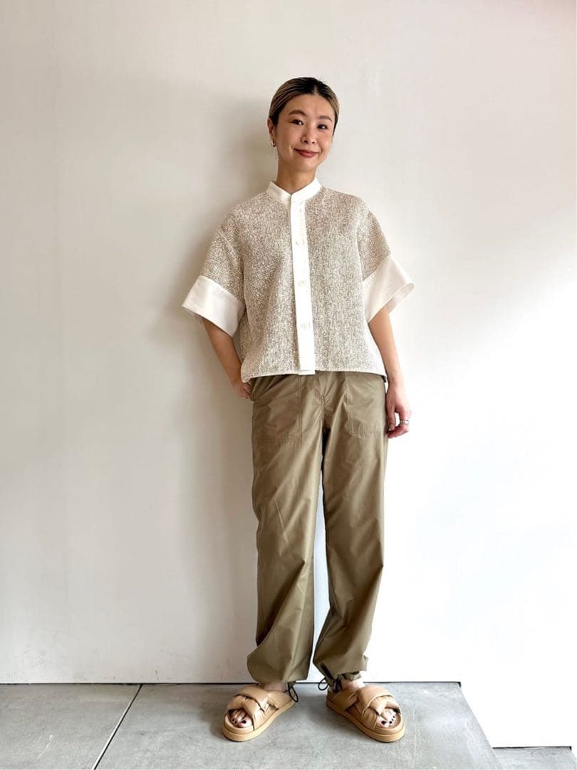 トゥモローランドバッカBACCA シャイニングタイプライターカーゴパンツ34