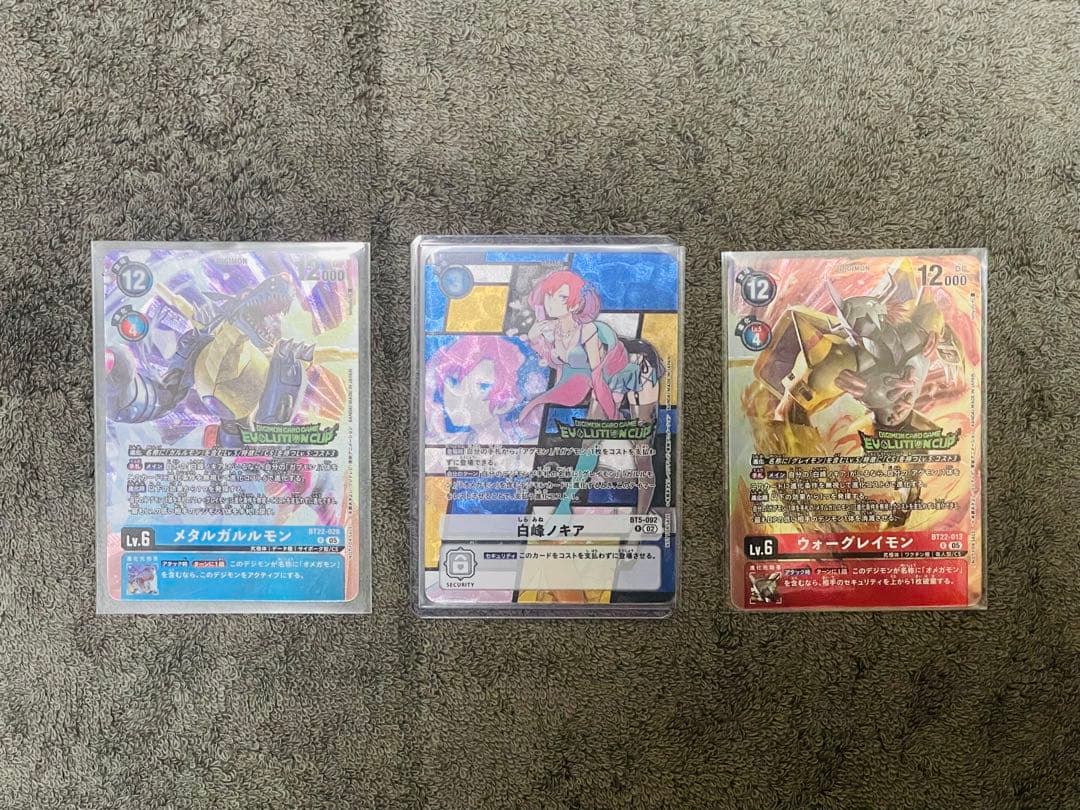 エボリューションカッププロモ３枚セット　白峰ノキア等