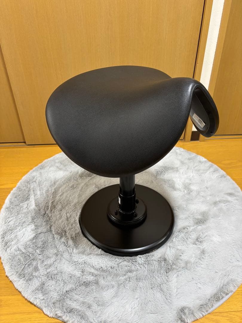 ルネセイコウ 鞍馬チェア SSS-4867 ブラック