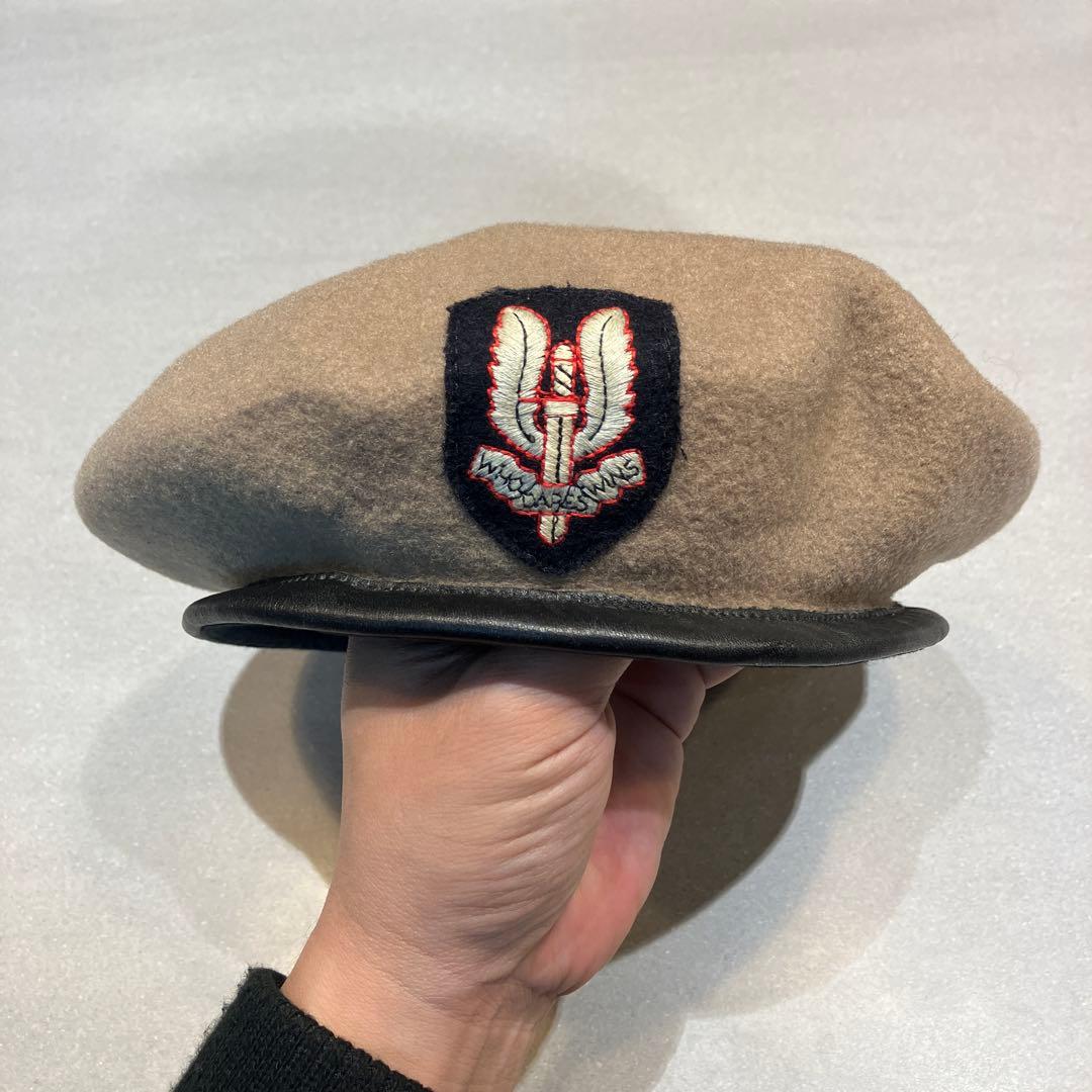 英国製VINTAGE KANGOL× BRITISH ARMY SAS ベレー帽