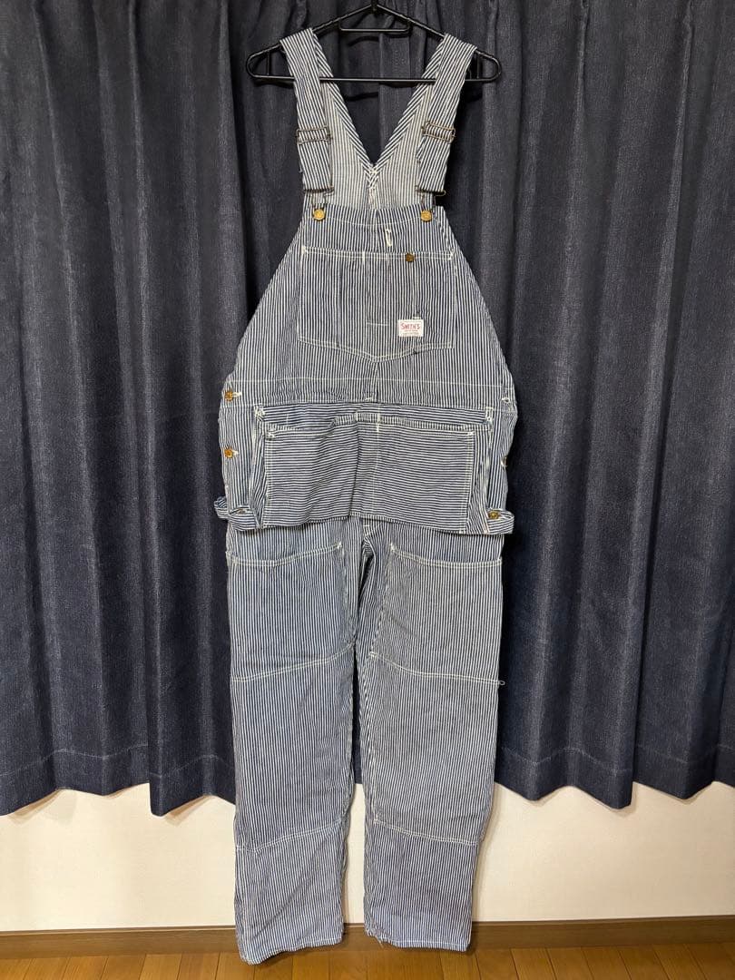 S*T様 40s〜50s ヒッコリーオーバーオール SMITH'S スミス　エプ