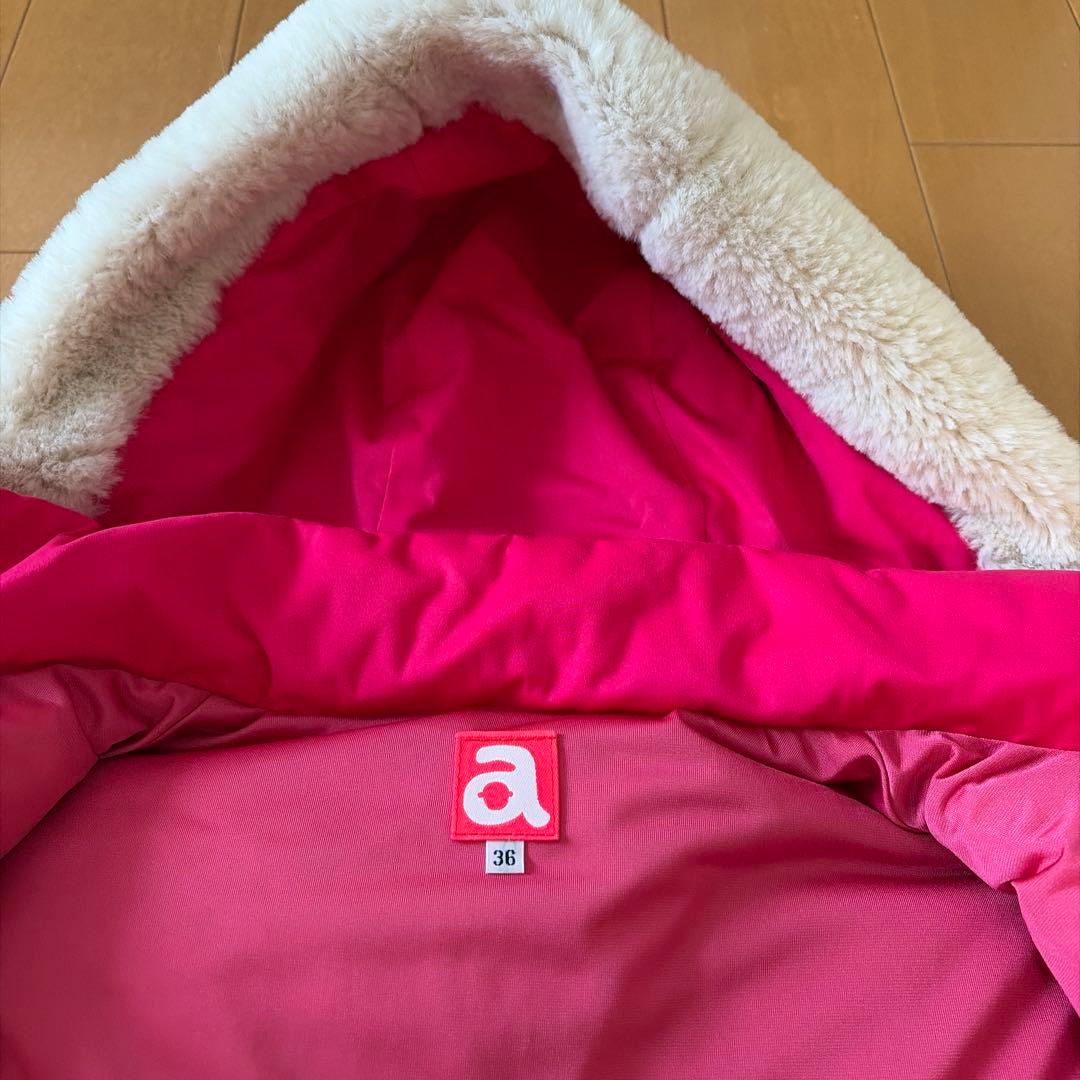archivo フード付きピンクジャケット 36