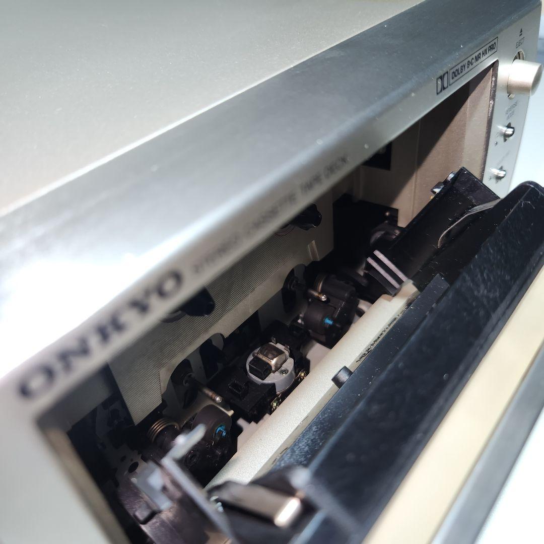 ONKYO カセット ステレオ テープ デッキ K-185　(中古品)